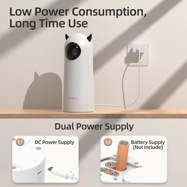 ROJECO Automatic Cat Toys Interactive Smart Teasing Pet LED Laser Indoor Cat Toy