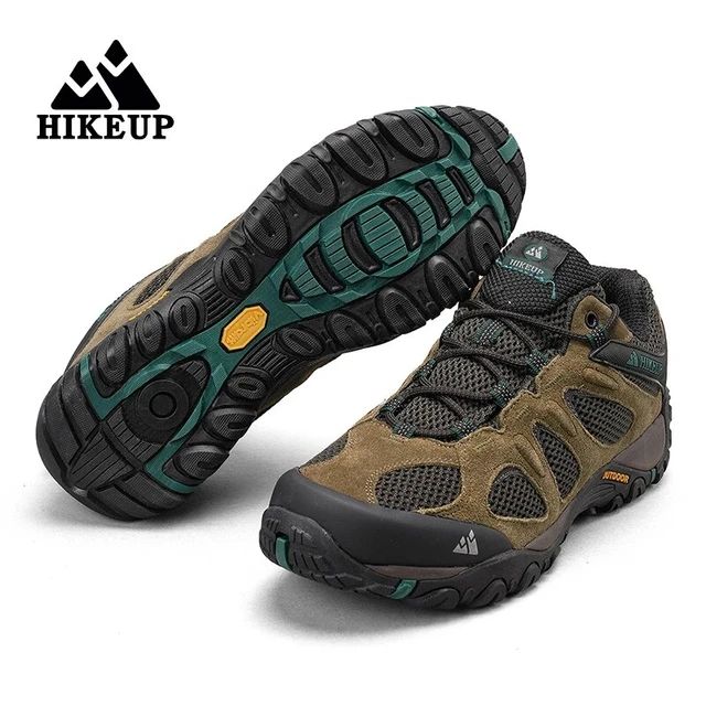 HIKEUP Men Shoes Breathable Splashproof Outdoor Hiking Shoes Mountain