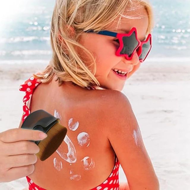Sunscreen Applicator for Kids Suntan Lotion Applicator with Soft Bristles
