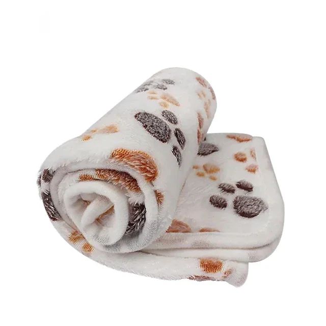 Soft Fluffy High Quality Pet Blanket Cute Cartoon Pattern Pet Mat Warm and Comfortable