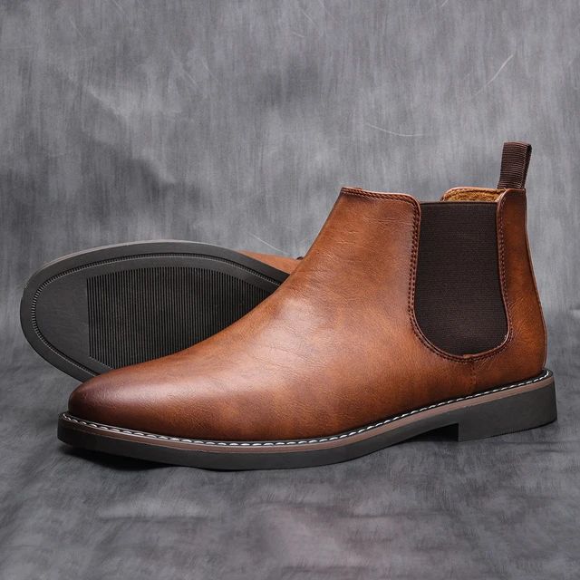 Men Chelsea Boots Brand Retro Comfortable 2023 Fashion Men Boots