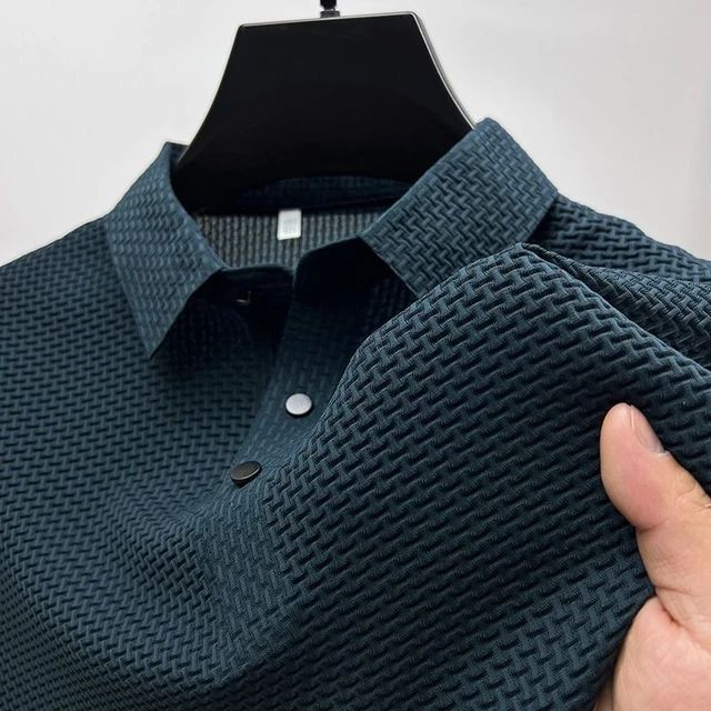 Summer New Men's Short Sleeve T-shirt Cool and Breathable POLO Shirt