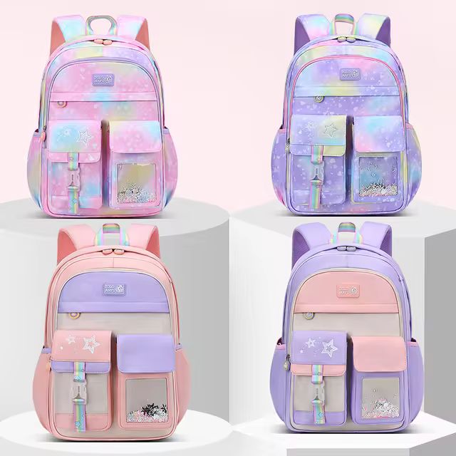 Children School Bags For Girls Kids Satchel Primary Orthopedic School Backpacks Princess