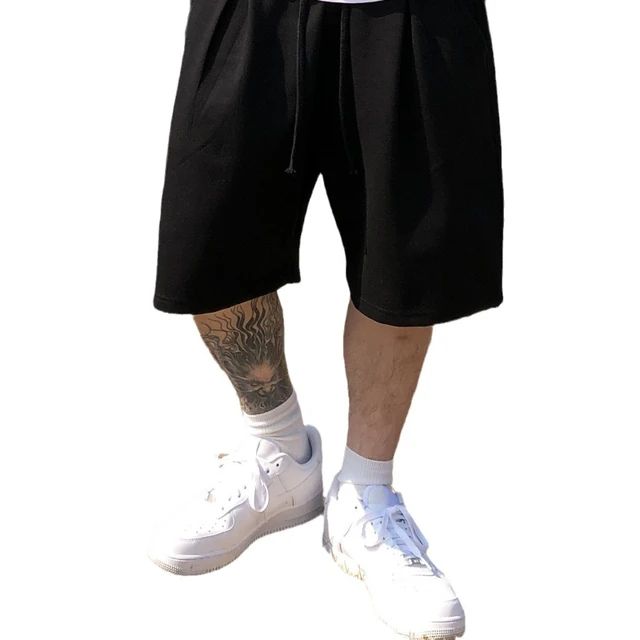 Men's summer Gym Fitness Loose Shorts Casual Street Hip Hop Workout