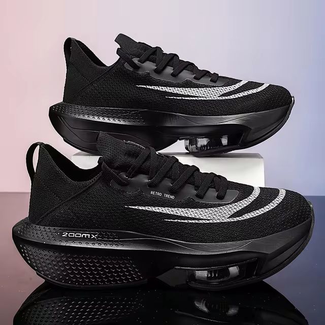Marathon Air Cushion Men Sports Running Shoes Breathable Lightweight Women's Comfortable Athletic
