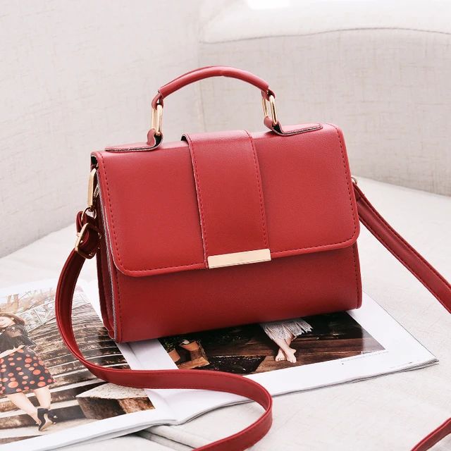 Hot Sale Flap Sling Shoulder Bags for Women Solid Color Crossbody Messenger