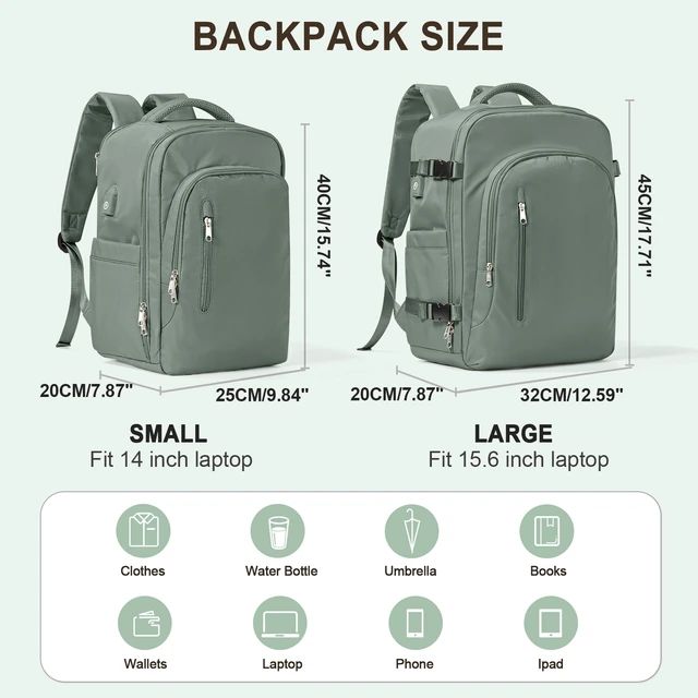 Laptop Bag Travel Backpack for Women
