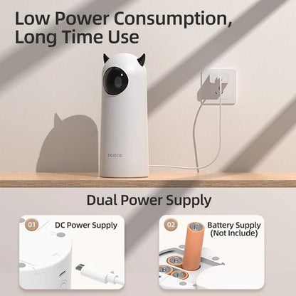 ROJECO Automatic Cat Toys Interactive Smart Teasing Pet LED Laser Indoor Cat Toy