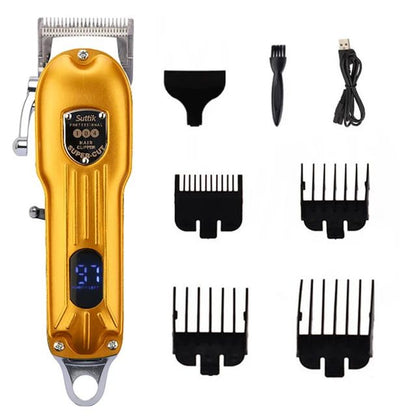 Professional Dog Hair Clipper All Metal Rechargeable Pet Trimmer Cat Shaver