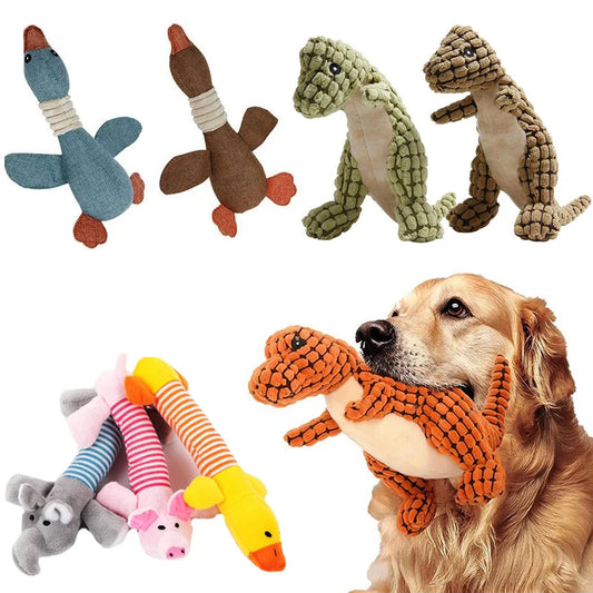Squeak Bite Resistant Toys for Small & Large Dogs