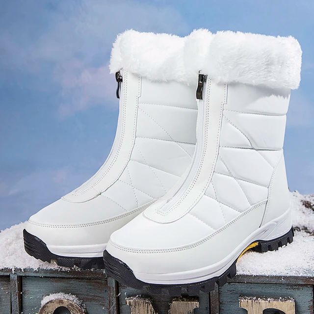 Winter Womens Snow Boots Non-Slip Outdoor Waterproof