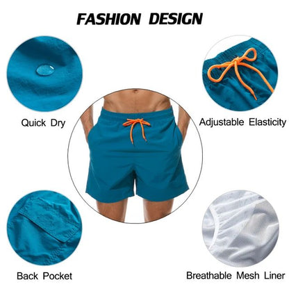 ESCATCH Man Swimwear Swim Shorts Trunks Beach Board Shorts Swimming