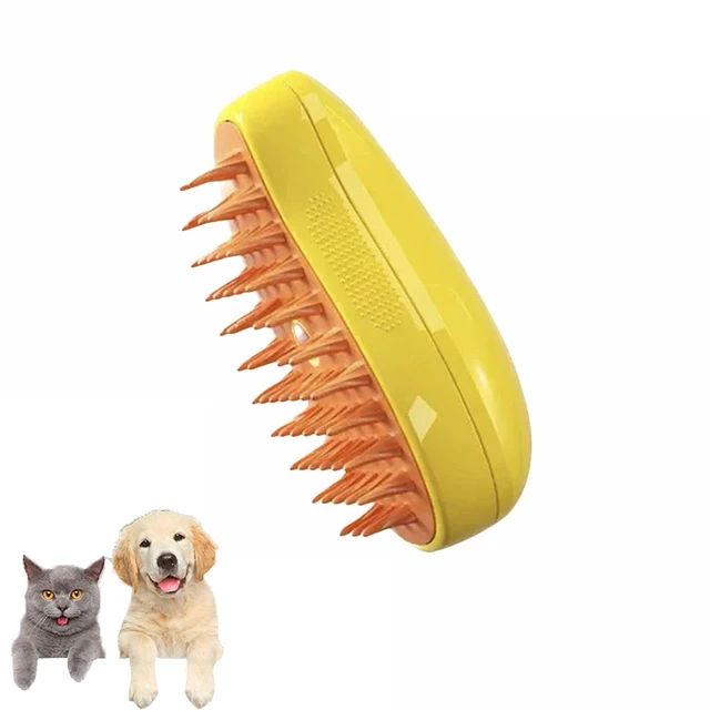 Cat Dog Steamy Brush Steam Brush Electric Sprayer for Massage Pet Grooming