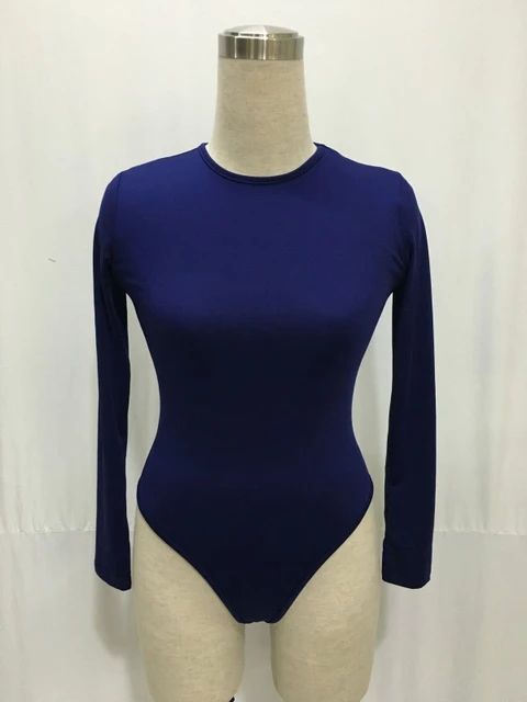 13 Colors Long Sleeve O Neck Casual Bodysuit Women Body Tops