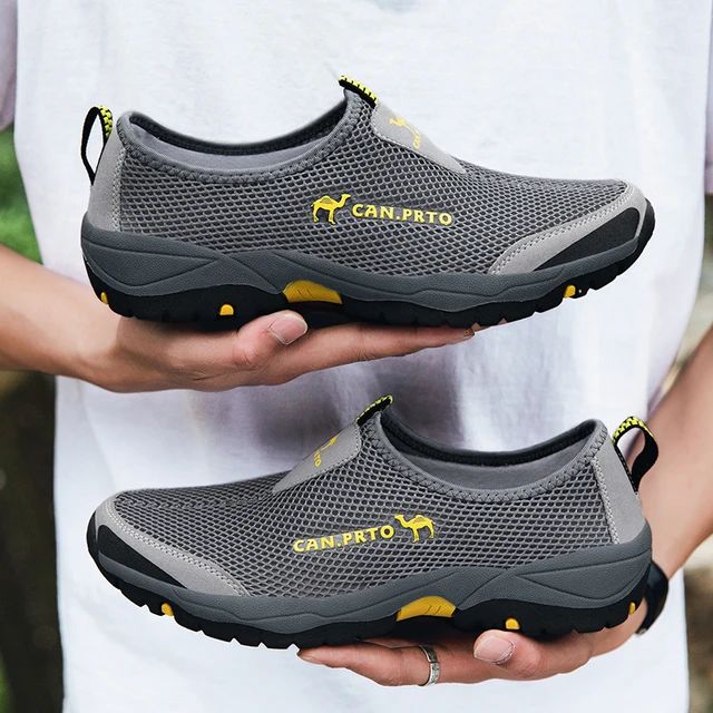 Fashion Summer Shoes Men Casual Shoes Mesh outdoor Breathable Slip-on