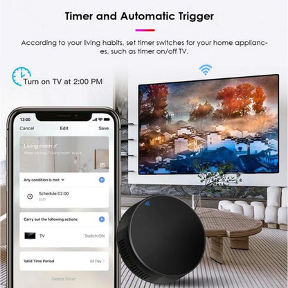 Tuya Wifi IR Universal Remote Control Smart Home For TV DVD AUD AC Air Conditioner