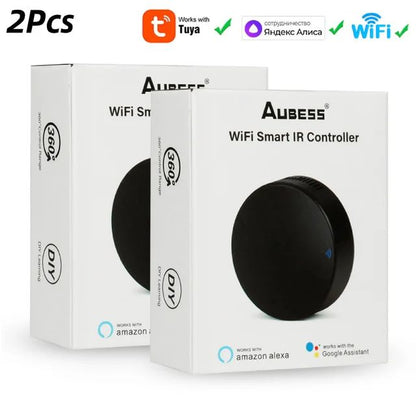 Tuya Wifi IR Universal Remote Control Smart Home For TV DVD AUD AC Air Conditioner