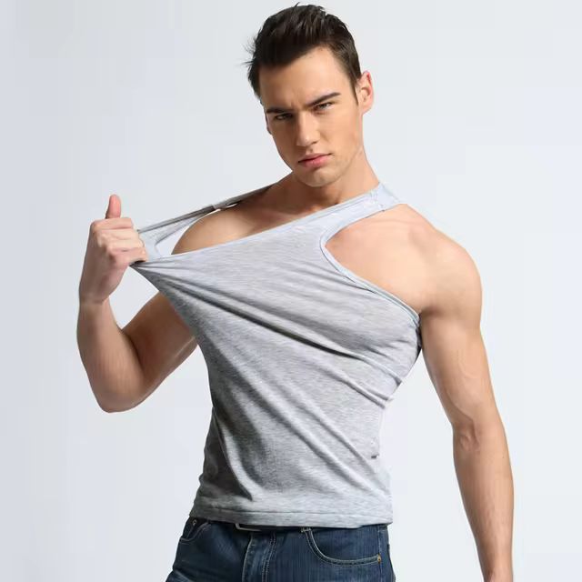 TFETTER Men's Underwear Cotton Tank Top Men High Quality Bodybuilding