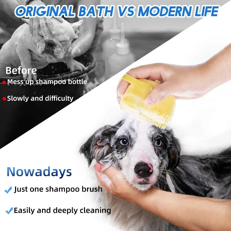 Dog Shampoo Brush - 2.7oz