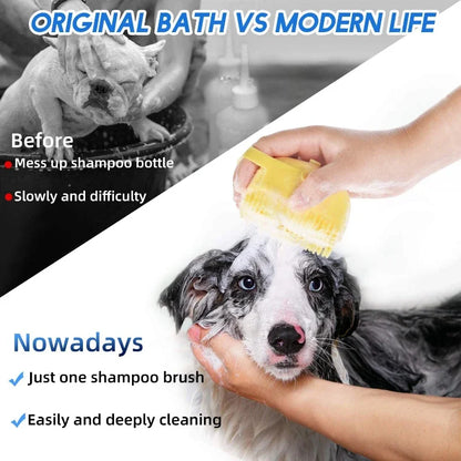 Dog Shampoo Brush - 2.7oz