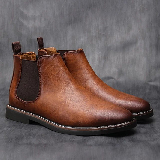 Men Chelsea Boots Brand Retro Comfortable 2023 Fashion Men Boots