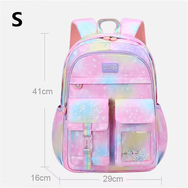 Children School Bags For Girls Kids Satchel Primary Orthopedic School Backpacks Princess