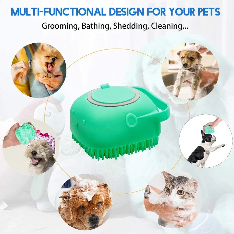 Dog Shampoo Brush - 2.7oz