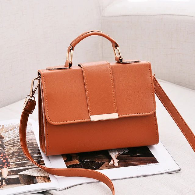 Hot Sale Flap Sling Shoulder Bags for Women Solid Color Crossbody Messenger