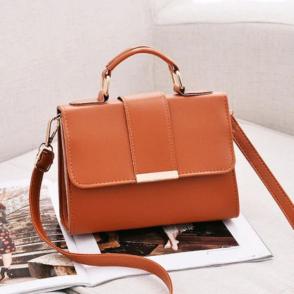 Hot Sale Flap Sling Shoulder Bags for Women Solid Color Crossbody Messenger