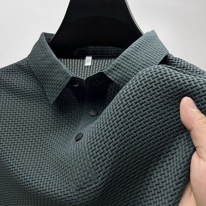 Summer New Men's Short Sleeve T-shirt Cool and Breathable POLO Shirt