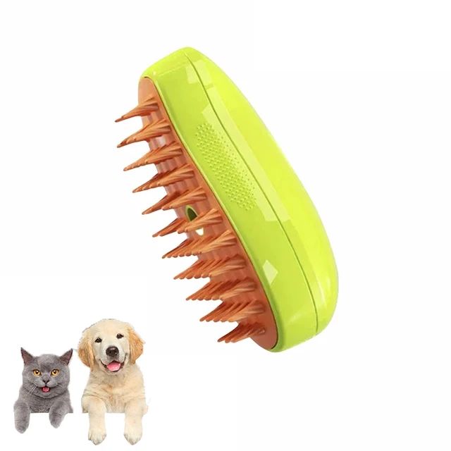 Cat Dog Steamy Brush Steam Brush Electric Sprayer for Massage Pet Grooming