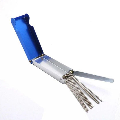 Carburetor Cleaning Tool Carbon Dirt Jet Remove Brushes Needles for Car