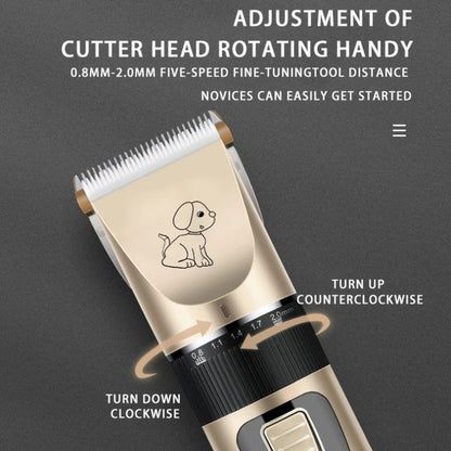 Dog Hair Clipper Pet Hair Trimmer Set Puppy Grooming Electric Shaver
