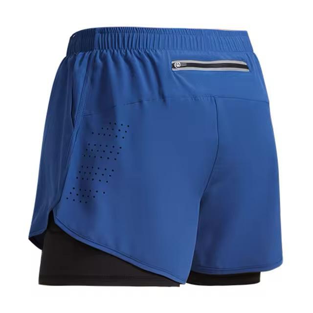 Sport Shorts Men Sportswear Double-deck Training Short Pant Summer