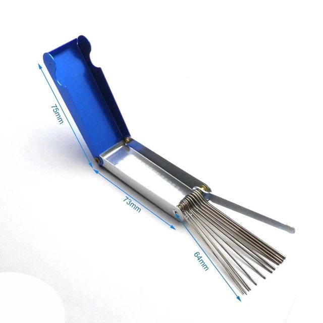 Carburetor Cleaning Tool Carbon Dirt Jet Remove Brushes Needles for Car