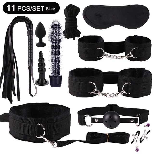 BDSM Bondage Sex Toys for Women sexy toys handcuffs for session Anal plug Vibrator female erotic