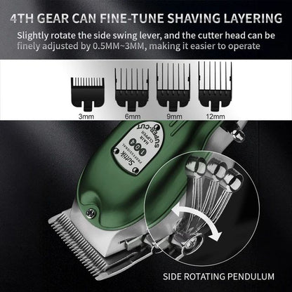 Professional Dog Hair Clipper All Metal Rechargeable Pet Trimmer Cat Shaver