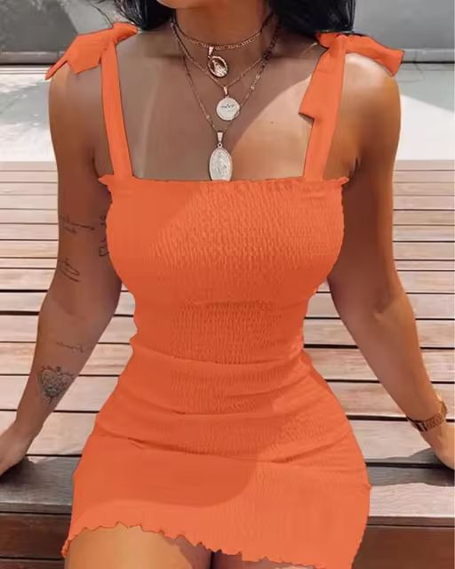 Trendy Solid Strap Short White Dresses Off Shoulder Sexy Skirt Pullover Sheath