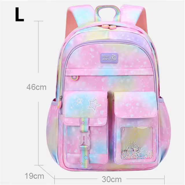 Children School Bags For Girls Kids Satchel Primary Orthopedic School Backpacks Princess