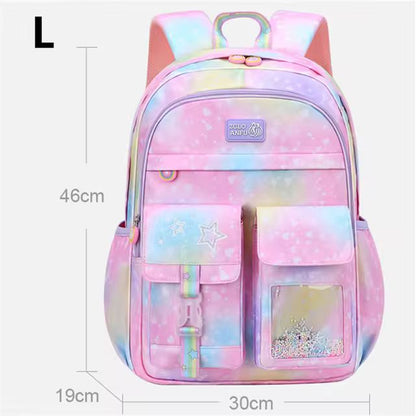 Children School Bags For Girls Kids Satchel Primary Orthopedic School Backpacks Princess