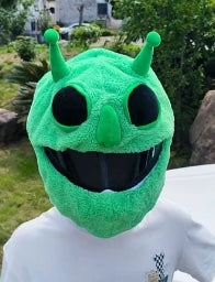 Fluffy Cartoon Moto Full-Face Protective Helmet Cover