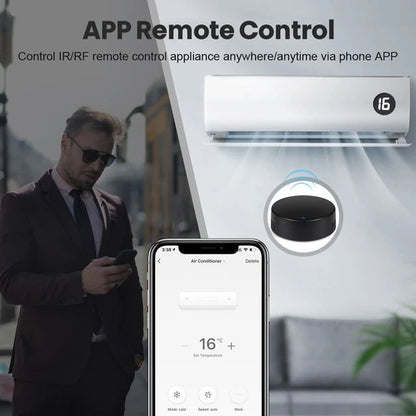 Tuya Wifi IR Universal Remote Control Smart Home For TV DVD AUD AC Air Conditioner