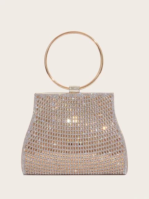 Women's Diamond Handbags EveninRhinestones g Bags Bridal Stones Clutch