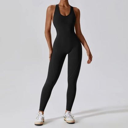 Yoga Jumpsuit Fitness Sports Overalls Gym Clothing Set Yoga Wear Pilates Workout