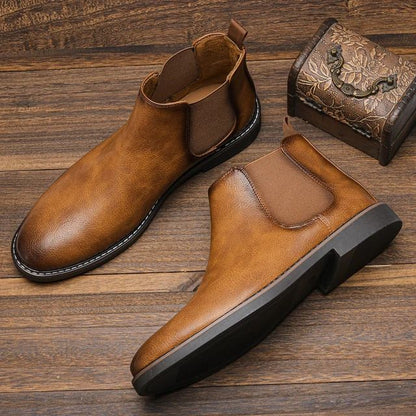 Men Chelsea Boots Brand Retro Comfortable 2023 Fashion Men Boots
