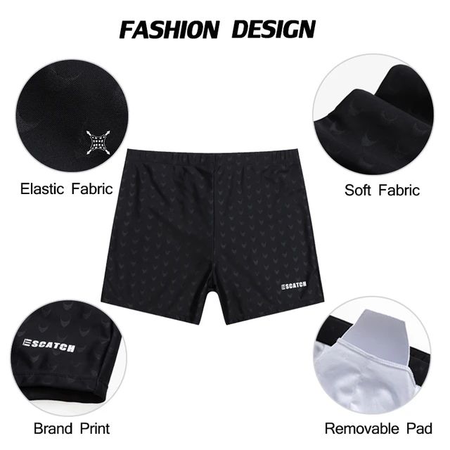 New Swimming Trunks Escatch Male Waterproof Quick-Drying Shorts