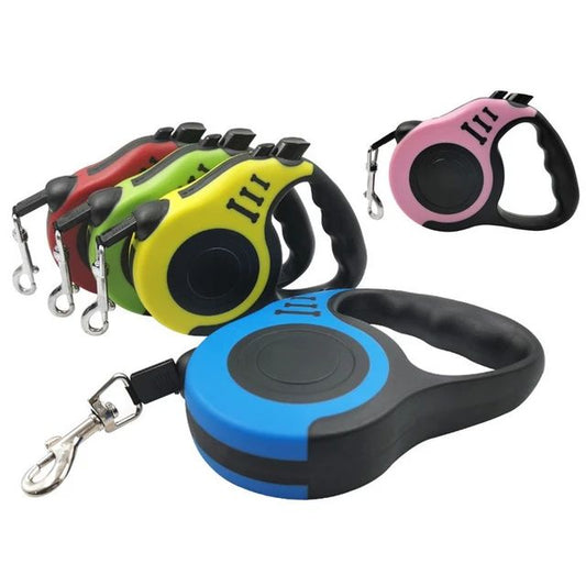 3 Meters 5 Meters Retractable Dog Leash Pet Leash Traction Rope Belt Automatic Flexible