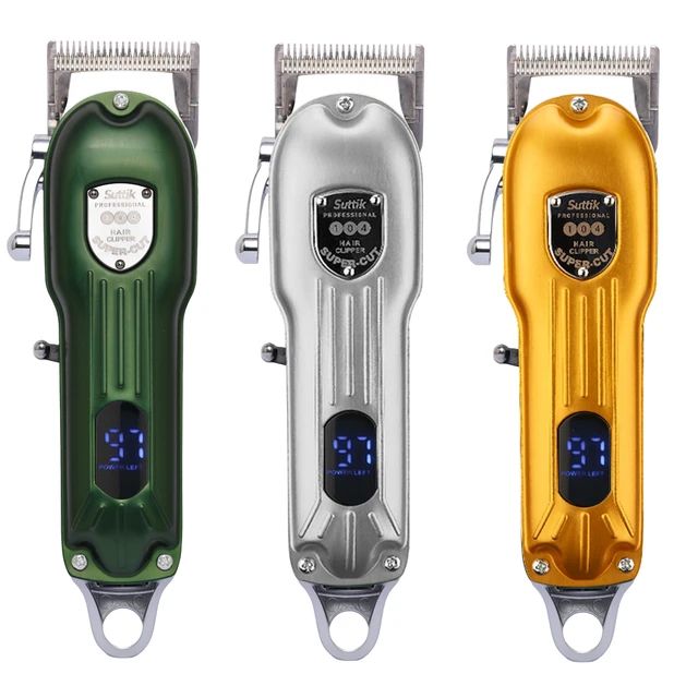 Professional Dog Hair Clipper All Metal Rechargeable Pet Trimmer Cat Shaver