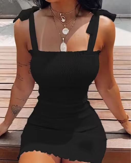 Trendy Solid Strap Short White Dresses Off Shoulder Sexy Skirt Pullover Sheath