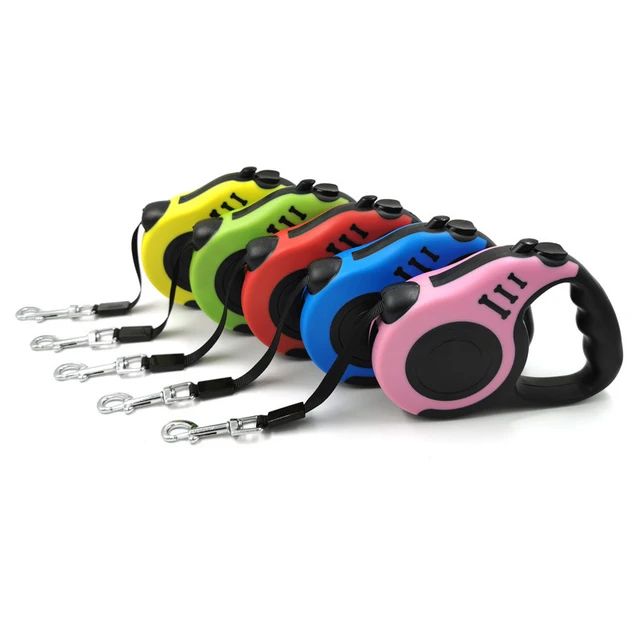 3 Meters 5 Meters Retractable Dog Leash Pet Leash Traction Rope Belt Automatic Flexible